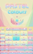 Pastel Colours Keyboard Theme screenshot 2