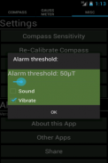 Kompass + Gauss EMF Meter screenshot 1