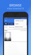 fPlus: Multi Accounts for Facebook screenshot 0