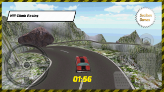 Snow Red Hill Climb Racing screenshot 0