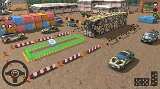 Offroad Army Bus Offline Games screenshot 4