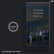 LITTLE™ XPERIA Theme | A DARK 🎨Design For SONY screenshot 2