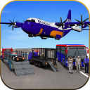 US Police Airplane Cop Dog Transporter Kids Games