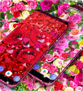 Rose petal live wallpaper screenshot 1