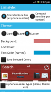 Contacts in a list widget screenshot 8