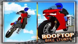 Verrückte Rooftop Bike Stunt screenshot 11