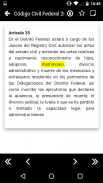 Código Civil Federal screenshot 1