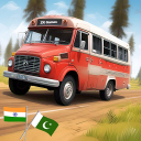 India vs Pakistan Offroad Bus icon