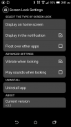 Screen Lock - um toque para bloquear a tela screenshot 1