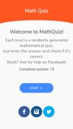 MathQuiz - Math Test screenshot 1