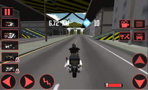 Polícia tráfego bicicleta 3D screenshot 6