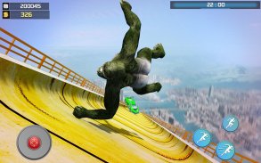 Crazy Gorilla GT Parkour: Free Mega Ramp Stunts screenshot 4