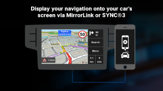 Sygic Car Connected Navigation Peta Luar Talian screenshot 7