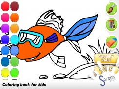 coloração livro peixe screenshot 4