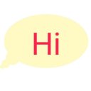 Hi Chat Icon