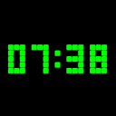 Animated Digital Clock-7 Icon