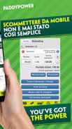 Paddy Power Scommesse Sportive per Android – Scommetti live su Calcio & Tennis screenshot 1