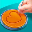 Dalgona Candy Honeycomb Cookie Icon