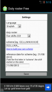 Dutyroster Shiftcalendar screenshot 1