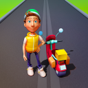 Paper Boy Race: เกมรถแข่ง!