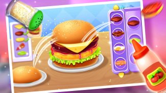 Yummy  Hamburger Cooking Game screenshot 0