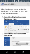 Learn Word 2016 FULL screenshot 3