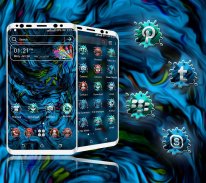 Oil Paint Launcher Theme screenshot 0