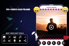 Sad Video Maker with Music screenshot 0