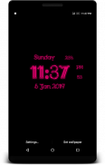 Digital Clock Live Wallpaper screenshot 3