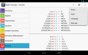 Maths Formulas Free screenshot 0