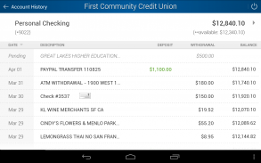 First Community Credit Union screenshot 5