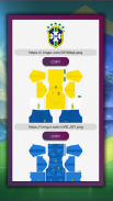 Dream League Brasileiro kits soccer Brazil screenshot 0