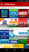 1 Radio News - Podcasts & Live screenshot 4