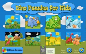 Dino Puzzle para crianças screenshot 0