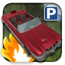 3D Roadster Auto Parkplatz Icon
