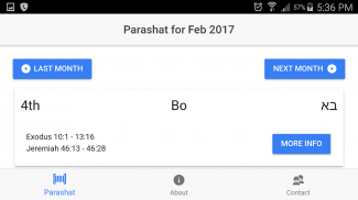 Parashat Calendar screenshot 9