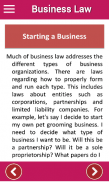 Business Law - Student offline guide screenshot 0