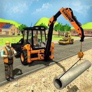 pembangunan jalan kota excavator simulator screenshot 2