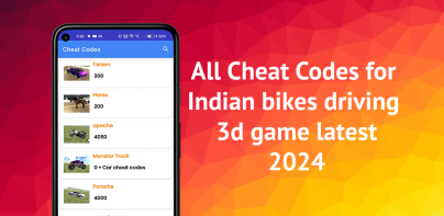 Indian bike driving cheat code