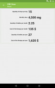 CBD Oil Dose Calculator screenshot 2