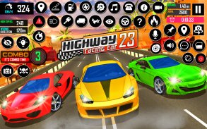 Highway Car Racing 3D Games screenshot 2