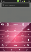 Keyboard Thema Roze screenshot 6