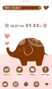 ★เปลี่ยนธีมฟรี★Lovely Elephant screenshot 4