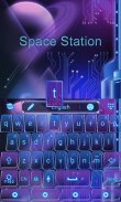 Dark Space Keyboard Theme screenshot 5