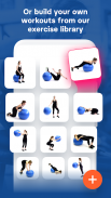 Gymnastikball Workout Fitify screenshot 5