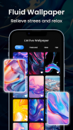 Magic Fluid Live Wallpapers 5D screenshot 1