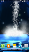 Night 3D Waterfall Wallpaper screenshot 3