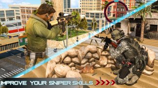 Mountain Modern Mission World Sniper shooting game screenshot 0