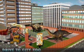 ป่า Dino รถบรรทุก ขนส่ง 3D เกม screenshot 9