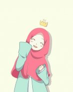 Girly Muslim Hijab Wallpaper screenshot 0